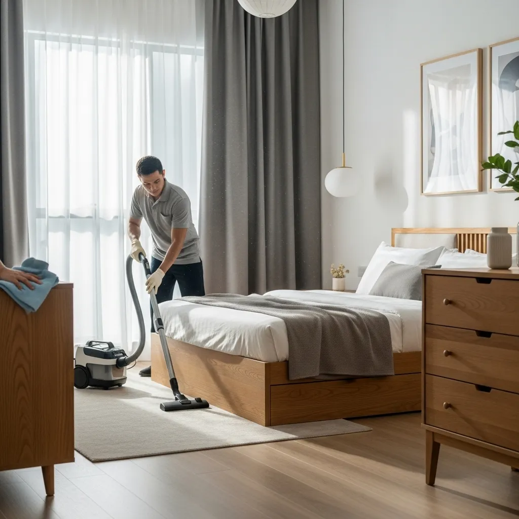 Living Room & Bedroom Cleaning Dubai