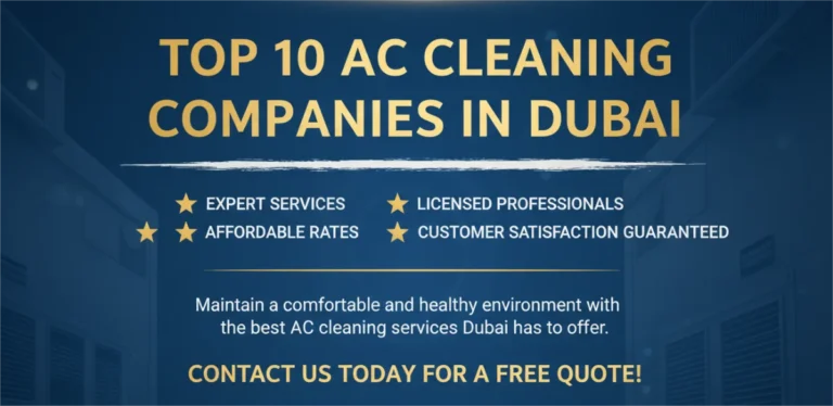 Top 10 AC Cleaning Companies in Dubai