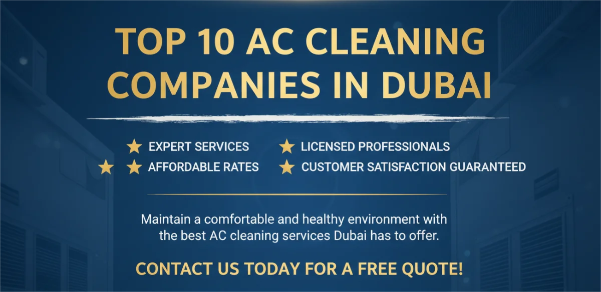 Top 10 AC Cleaning Companies in Dubai