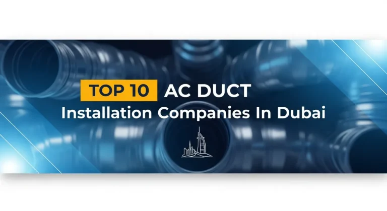 Top 10 AC DUCT installation companies In Dubai