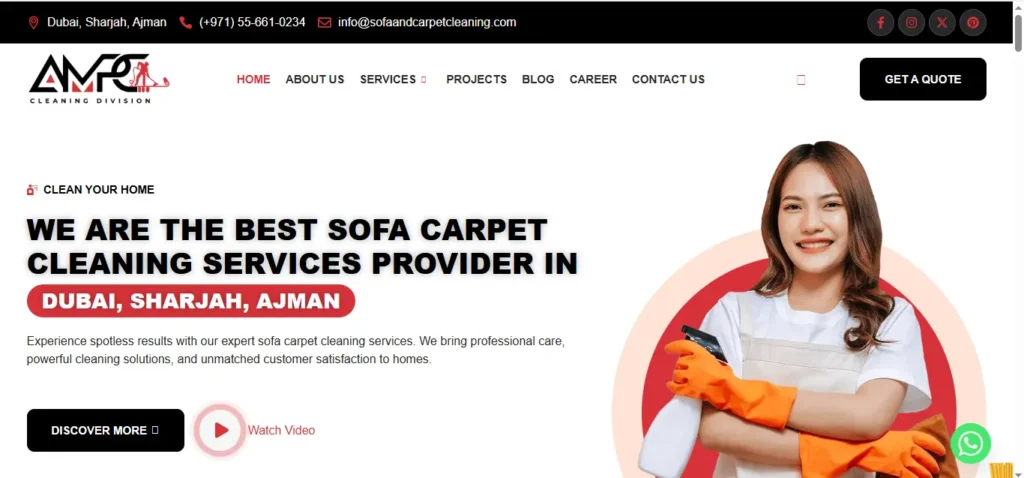 Sofa & Carpet Cleaning Services UAE
